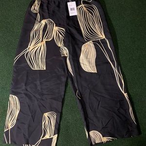 Lafayette 148 NY Riverside Leaf-Print High-Rise Pant